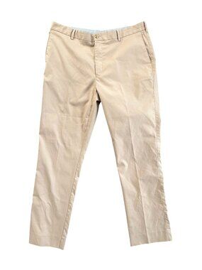 Peter Millar Men's Sz 38x32 Beige Classic Fit Chino Pants